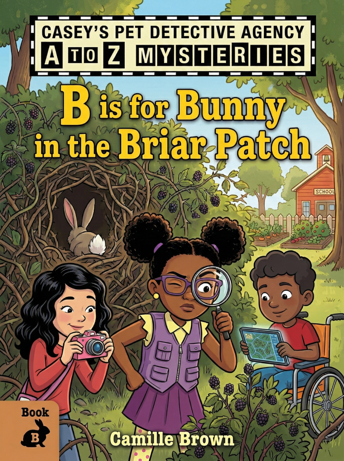 B is for Bunny in the Briar Patch